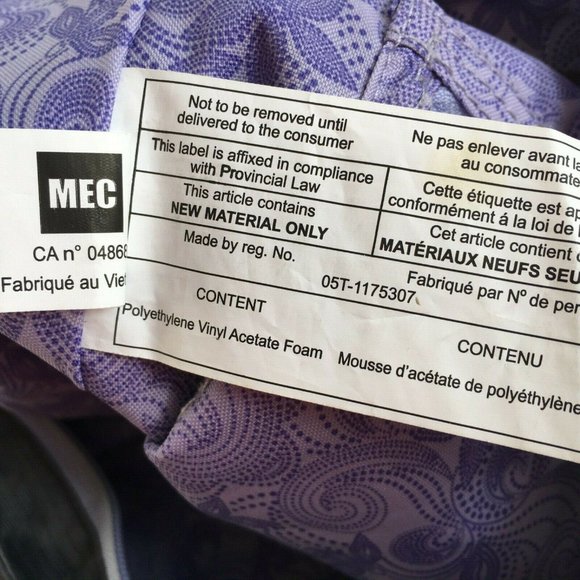 MEC Ella Tote Bag Purple & Grey Cross Body Water B - Picture 7 of 7